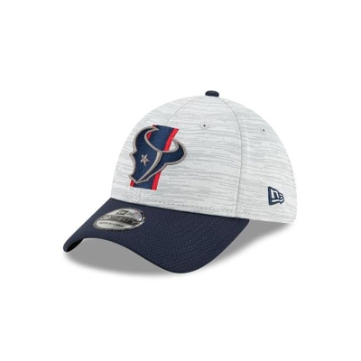 Blue Houston Texans Hat - New Era NFL Official NFL Training 39THIRTY Stretch Fit Caps USA7289361